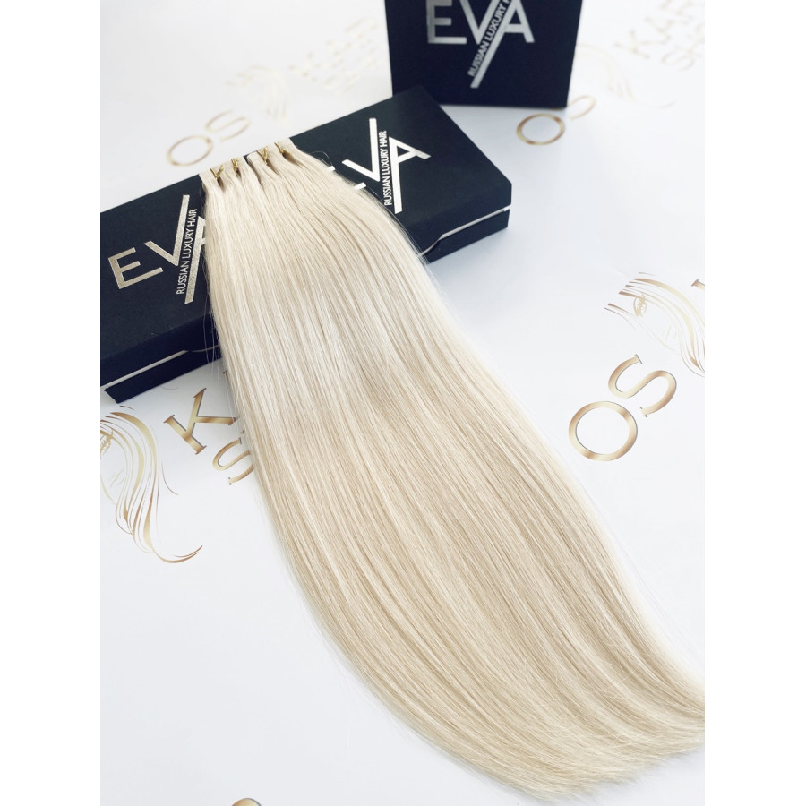 Extensii Tape-in Russian Hair Blond Alb #100